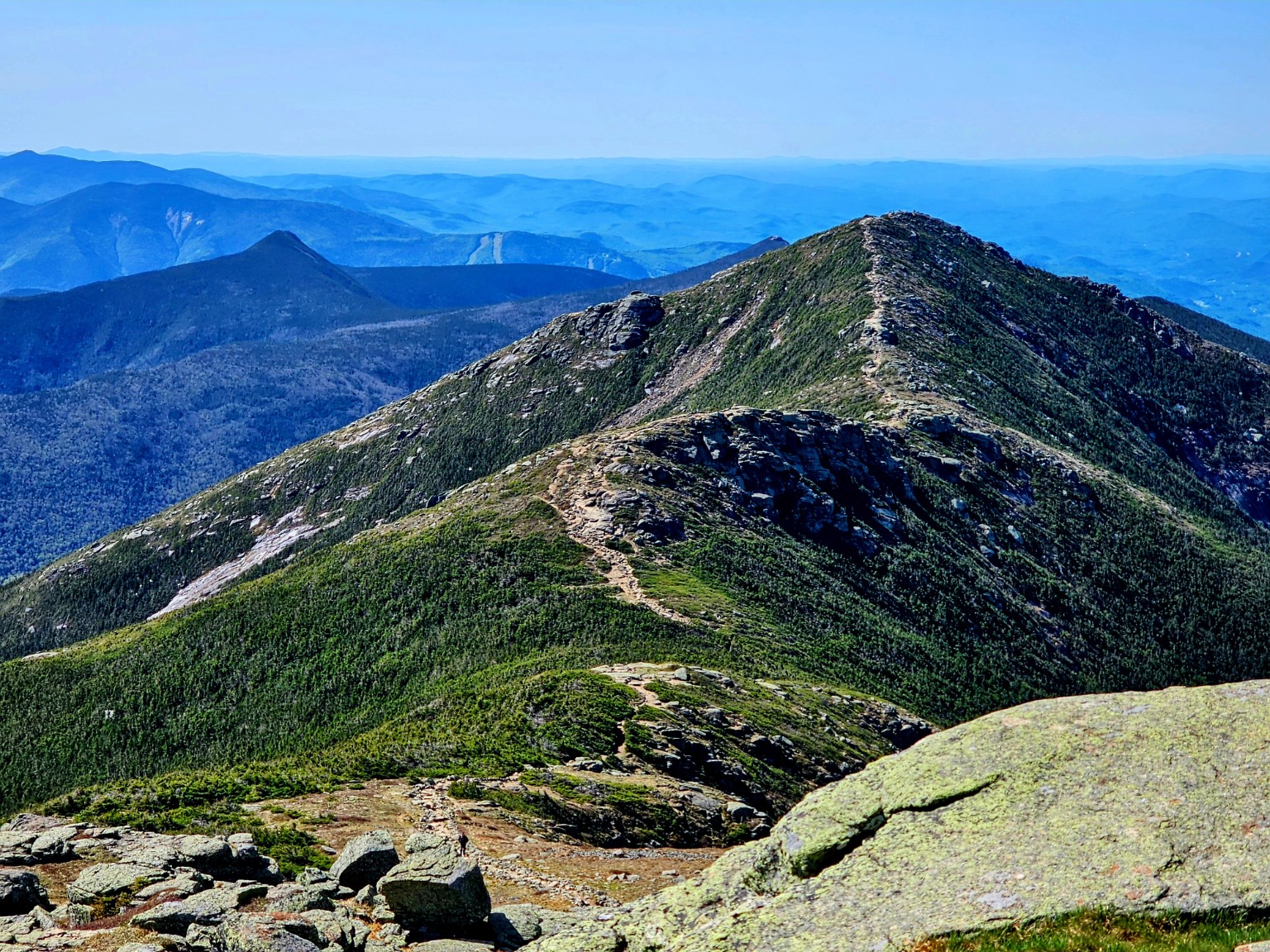 A mountain ridge in New Hampshire, photographed by Ryan Connors
